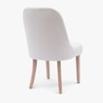 WestinTrends Mid-Century Modern Upholstered Boucle Dining Chair, Cream ...