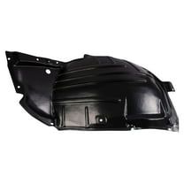 TRQ Front Left Forward Inner Fender Liner Black Drivers Side Fits Select 2008-2010 INFINITI M35 M45 IN1248122