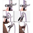 thumbnail image 2 of Almencla Descendeur Auto-Frein pour Corde de 9-13 mm Escalade sur Rocher Grotte Rapprochement - Gris, 2 of 2