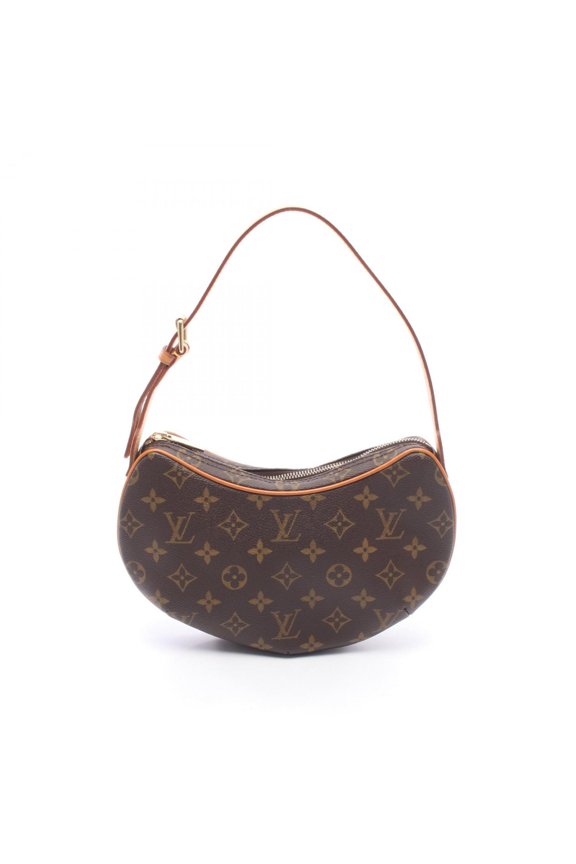 Pre-Owned Louis Vuitton Pochette Croissant Shoulder Bag/Handbag, Coated Canvas and Leather,...