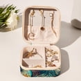 thumbnail image 6 of Sea Turtle Travel Portable Square Jewelry Box Organizer: Ideal Solution for Rings, Earrings, Necklaces, Bracelets, and More! Gift for Girls and Women., 6 of 6