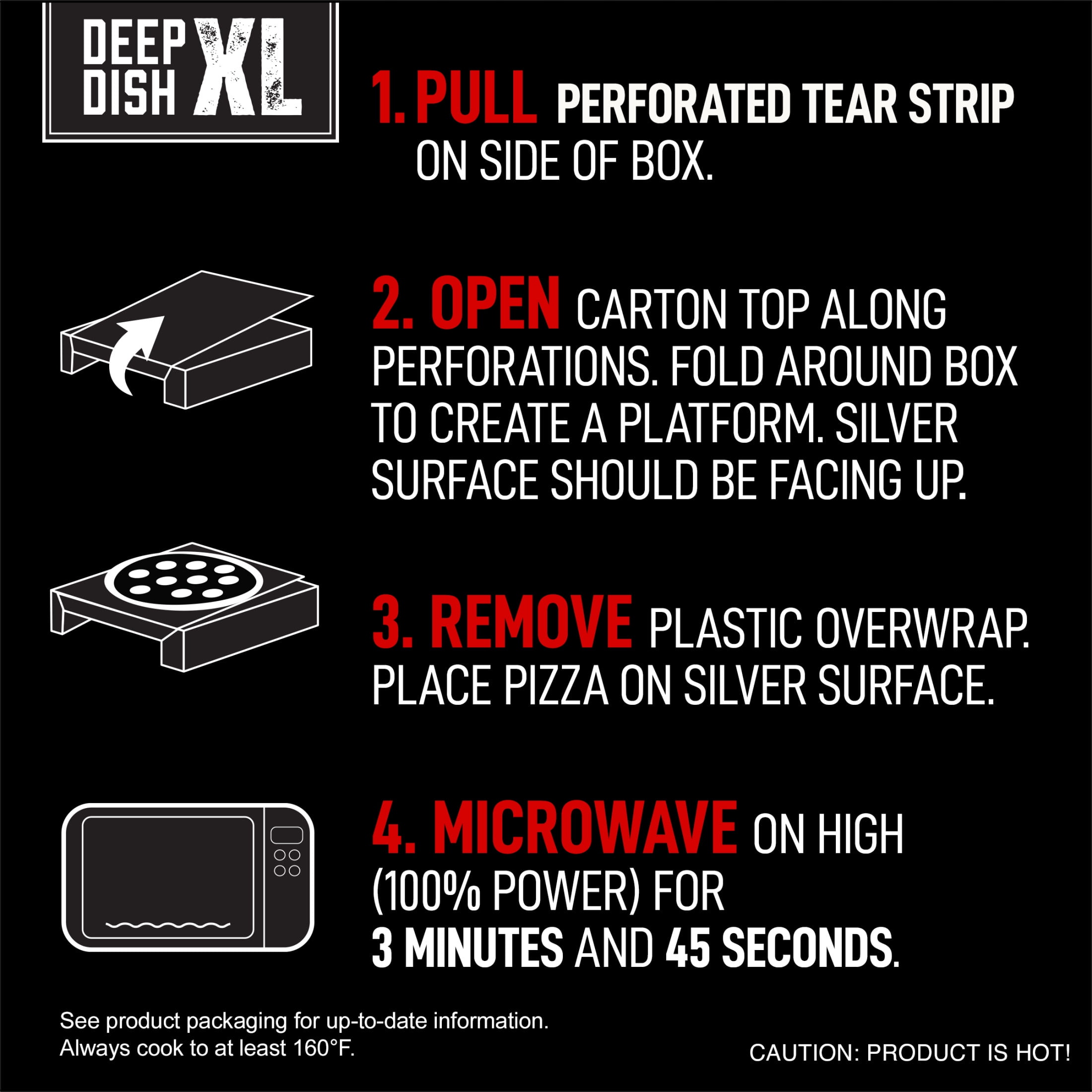 Red Baron Ultimate Pepperoni Deep Dish XL Frozen Pizza, 11.12 oz