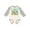 Natural and Heather, variant on Inktastic I'm Two Farm Animals Wearing Birthday Party Hats Boys or Girls Long Sleeve Baby Bodysuit