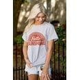 thumbnail image 4 of Hello Sunshine Positive Vibes Beachy Women's Plus Size Graphic Tee Brisco Brands 2X, 4 of 5
