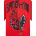 thumbnail image 4 of Marvel Spider-Man Men's Hawaiian Short Sleeve Button Down Shirt Spider Man Crimson, 4 of 4