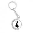 thumbnail image 1 of performance folk dance dancer rotatable keyholder disc accessories chain clip, 1 of 3