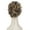 # V6 Light Reddish Brown with Blonde Highlight, variant on Adjustable Messy Style Ponytail Hair Extension Synthetic Hairpiece with Jaw Claw Amazing Shape For Women, Light Brown with Highlights
