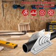 thumbnail image 2 of HLONK 2pcs Insulation Pipe Cutter Precision Pipe Insulation Cutting Guide Adjustable Rubber Pipe Insulation Cutter Guide Stainless Steel Foam Pipe Insulation Cutting Guide for Home Indust, 2 of 10