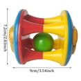 Baby Rattle Toys Colourful Bell Developmental Rolling Handbells Mini