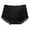 Black, variant on 12 Pack Womens Underwear High Waist Breathable Abdominal Feminine Seamless Briefs Panties Purple XL