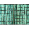 thumbnail image 1 of Ahgly Company Indoor Rectangle Abstract Turquoise Blue Modern Area Rugs, 5' x 7', 1 of 4