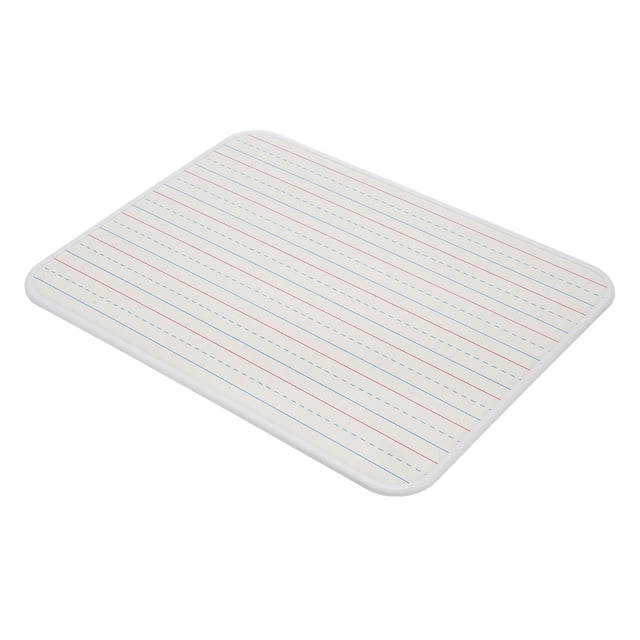 Pizarra Pequeña De Borrado En Seco Con Líneas, Tablero Pequeño De Doble Cara, Minipizarra Blanca Forrada Para Práctica De Escritura A Mano, Color , 10 Uds.