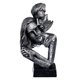 thumbnail image 1 of Escultura abstracta Abstracto Besos Amante Escultura Estatuilla Gabinete Estante Decoración Gris Oscuro Magideal Escultura abstracta, 1 of 7