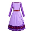 thumbnail image 5 of Disfraces de Disney Wish para niñas, disfraces de Cosplay de películas, vestido de princesa Asha para niños, Halloween, Carnaval, cumpleaños, mascarada, actuación en escenario, 5 of 5