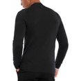 thumbnail image 2 of GHSDFBB Men Regular Fit Basic Lightweight Long Sleeve Pullover Top Mock Turtleneck T-Shirt, 2 of 4