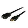 thumbnail image 4 of StarTech.com 2m (6ft) HDMI Extension Cable, Ultra HD HDMI Male to Female Cable, 4K HDMI Cable Extender, 4K 30Hz UHD HDMI Cable with Ethernet M/F, High Speed HDMI 1.4 Cable, 10.2Gbps - HDMI Cord Extender - HDMI extension cable - HDMI male to HDMI female - 6.6 ft - shielded - black - for P/N: CDP2HDMM2MB, DP2HDMM2MB, HDDVIMM3, HDMM1MP, HDMM2MP, HDMM3MP, HDPMM50, MDP2HDMM2MB, 4 of 6