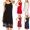 LYQ1_Black, variant on Meichang Full Slips for Women Spaghetti Strap Lace Hem Cami Dress Summer Soft Slip Dress
