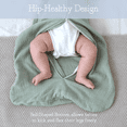 thumbnail image 2 of Little Grape Land Baby Sleep Sack 0-6 Months, 100% Cotton Muslin Wearable Blanket (Safari/Green, Small), 2 of 10