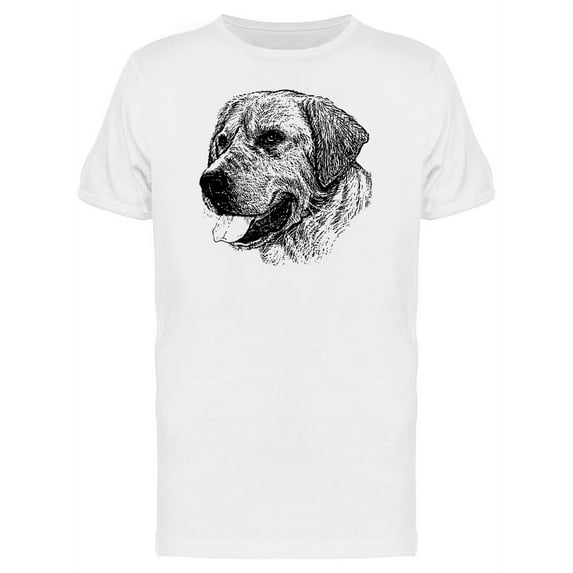 Drawing Of A Labrador Retiever T-Shirt Men -Image by Shutterstock, Male x-Large