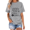 thumbnail image 2 of 100 Days of School Shirt for Women Teacher Graphic Short Sleeve Tshirt School Days Tee Tops, 2 of 4