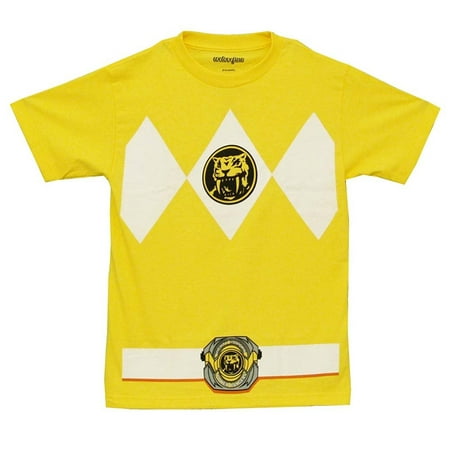 Power Rangers Adult Yellow Ranger Costume T-Shirt
