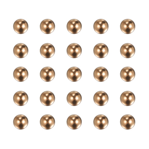 Uxcell 4.5mm Precision Solid Brass Bearing Balls for Bearings Valves Decoration 80 Pack