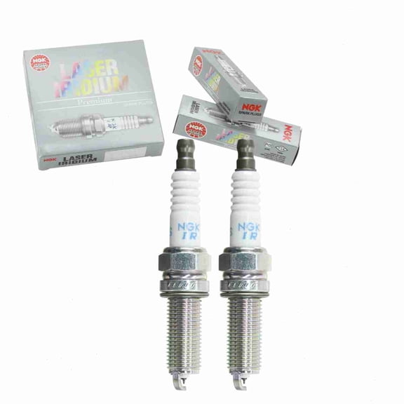 2 pc NGK 1402 Laser Iridium Spark Plugs for 12290-RWC-A01 Ignition Wire Secondary Fits select: 2007-2012 ACURA RDX