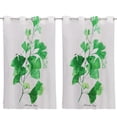 thumbnail image 2 of HGmart 3D Printed Outdoor Curtain Panel - 58x84in Gazebo Patio Waterproof Curtain Plant Ginkgo 1 Panel, 2 of 6