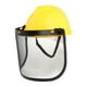 thumbnail image 1 of Protector facial para casco forestal con visera de malla para carpintería, protector facial profesional, 1 of 9
