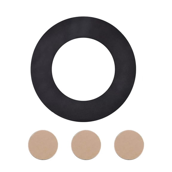 Non Skid Rubber Furniture Pads for Recliners, Furniture Grippers, Gripper Pads, Anti Slide Furniture Pads Hardwood Floor Protector, Fits Recliners, Swivel Chairs (25.2’’ Outside Diameter)