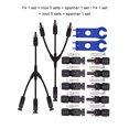 thumbnail image 4 of Matsuzay Conector solar Cables profesionales Adaptador de panel fotovoltaico Conector de cable ligero 30A Conectores PV con llave Accesorios para electrodomésticos Tipo 2 Matsuzay HA070971-02, 4 of 6