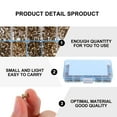 thumbnail image 4 of Mobutofu 500Set Golden Brass Threaded Inserts Facilitates Easy Installation in Materials, 4 of 4