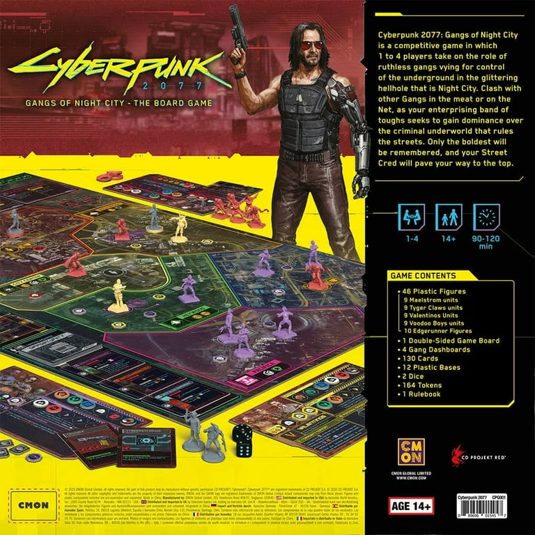 Cyberpunk 2077: Gangs of Night City Strategy Board Game for Cyberpunk 2077: Gangs of Night City Strategy Board Game for
