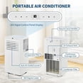 thumbnail image 5 of 8000 BTU Portable Air Conditioner – 4-Mode AC Unit with Dehumidifier, Fan & Sleep Mode, Quiet Operation, Remote Control & Window Kit for Rooms up to 350 Sq.Ft, 5 of 8