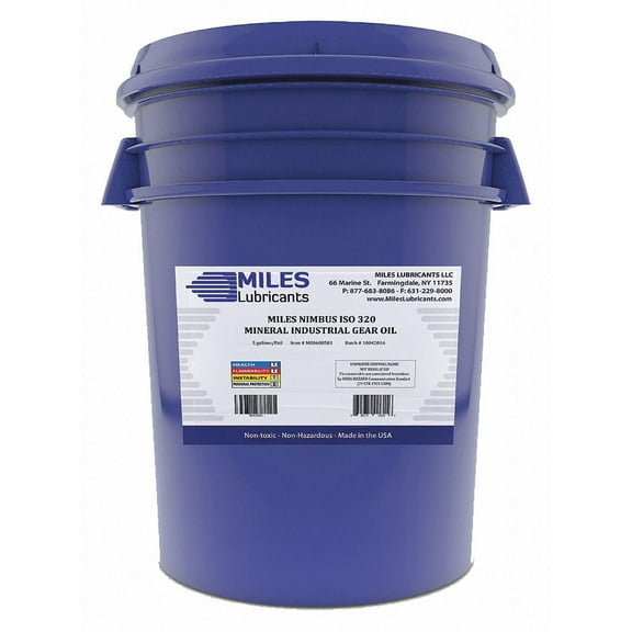 Miles Lubricants Gear Oil,Amber,Pail,35 lb.,450 deg.F M00600503