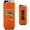 Orange, variant on Women Want Me, Fish Fear Me Funny Magnetic Slim Can Coolie (Navy Blue)