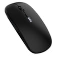 thumbnail image 3 of AuroraX Wireless Mouse for Laptop Computer Silent Mouse Dual-Mode Portable Black Rechargeable Bluetooth 5.0 Computer Accessories for Desk, 3 of 3