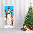 thumbnail image 3 of Tenture de Rideau de Porte de Fête de Noël Festive pour Rassemblements des Fêtes et Couverture d'Entrée Intérieure Saisonnière, Porte d'Entrée Distinctive, 3 of 6