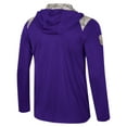 thumbnail image 3 of Men's Colosseum Purple TCU Horned Frogs OHT Military Appreciation Quarter-Zip Hoodie Jacket, 3 of 4