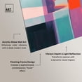 Color Blocks Diptych Acrylic Print Colorful Wall Decor Set by Art ...