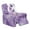 Butterfly Marble Purple, variant on FOR U DESIGNS Colorful Bat Pattern Recliner Chair Covers Stretch Lazy Boy Recliner Covers Protector with Armrest, Reusable Reclining Slipcovers with Storage Pocket