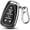 5-Buttons-Black, variant on Key Fob Cover Compatible with Chevrolet Equinox Malibu Traverse Blazer Camaro Impala Cruze Volt Bolt Sonic Trax Tahoe Keychain Case Holder Protector,5-Buttons-Blue