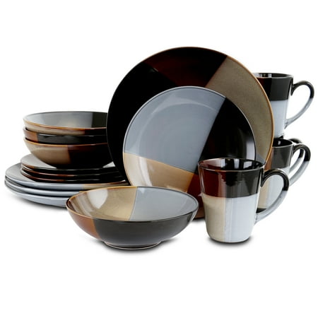 UPC 085081475527 product image for Gibson Elite Convergence 16 Piece Round Stoneware Dinnerware Set | upcitemdb.com