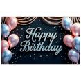thumbnail image 2 of Decorative Design Happy Birthday Banner Colorful Balloons Birthday Party Backdrop for Birthday Party Indoor Decoration Event Celebration, 2 of 7