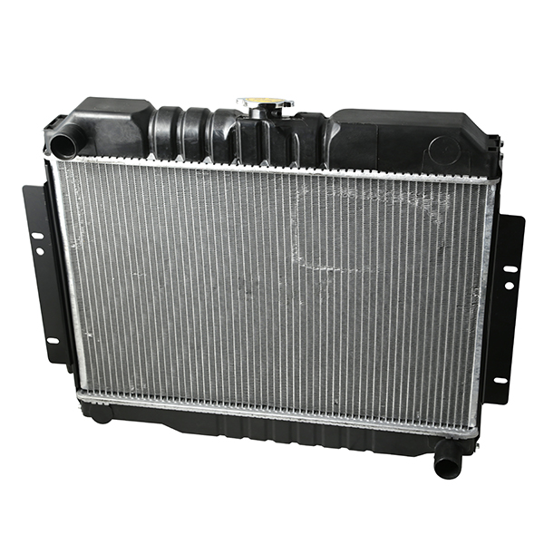 Omix Radiator 2 Core GM V8 Engine Conversion 72-86 CJ Fits select: 1980-1986 JEEP JEEP, 1979-1980 AMERICAN MOTORS JEEP