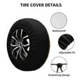thumbnail image 2 of Pofeuu Collage of different dogs Print Spare Tire Wheel Cover for Car Truck SUV Camper Universal Fit Spare Tire Cover RV Spare Tire Covers-15 inch, 2 of 6