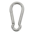 thumbnail image 2 of 10 ganchos de resorte, clip de metal de acero inoxidable 304, conector de cuerda de alta resistencia, abrazadera pequeña, hebilla de enlace de cadena para columpio de hamaca, 2 of 5
