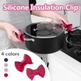 thumbnail image 1 of Vaidha 2pcs Bowknot Insulation Clamp For Houseware Insulation Pot Clamp, 1 of 2