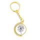thumbnail image 1 of La silueta de flor diente de Leon planta Anillo de oro de metal llavero llavero, 1 of 3