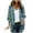 1 Blue, variant on Idoravan Cardigans for Women Spring Women's Floral Print Puff Sleeve Kimono Cardigan Loose Chiffon Cover Up Casual Blouse Tops
